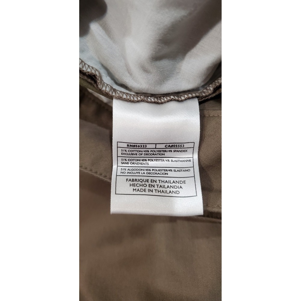 Nike Golf Pants Women's 16 Brown Dri-Fit Stretch‎ Performance Zipper Pockets - Picture 10 of 10